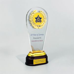 Acrylic Long Service Award Trophy