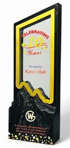 Crystal Decade Milestone Service Award