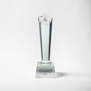 Crystal Star Appreciation Award Trophy