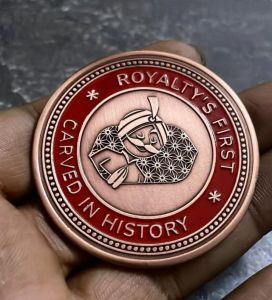 Custom Royal Heritage Metal Coin