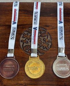 Custom Sports Medal with Printed Ribbon