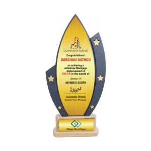 Golden Panel Achievement Trophy