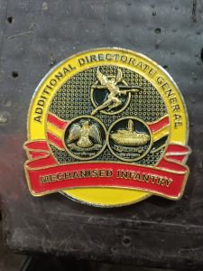 Mechanised Infantry Directorate Enamel Metal Badge