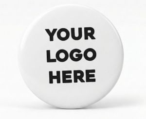 Minimalist Circular Acrylic Logo Display Badge