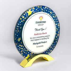 Round Glass Appreciation Award