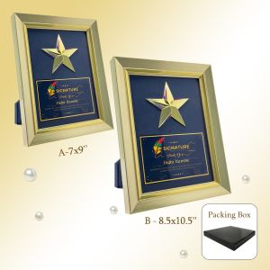 Signature Star Appreciation Award Frame