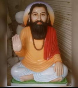 Sant Ravidas Marble Statue