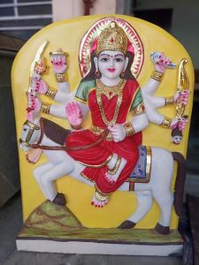 18 Inch Marble Meldi Mata Statue