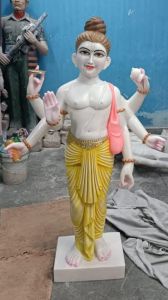 Lord Dattatreya White Marble Statue
