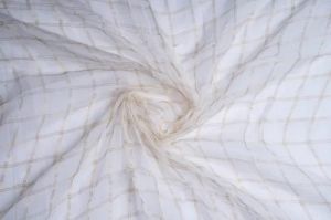 Flat Chiffon Checks Fabric