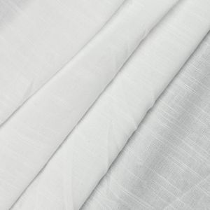 White Munga Slub Fabric