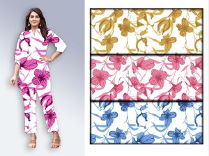 Floral Printed Women Co Ord Set