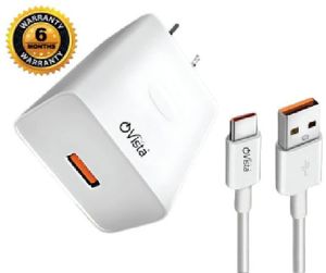 Ovista 18W Fast Charging Adapter with Type C Charging Cable