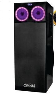 Ovista 8 Inch Woofer Black Tower Party Speaker