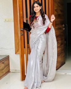 Pure Chanderi Handloom Heavy Tissue Silk Saree