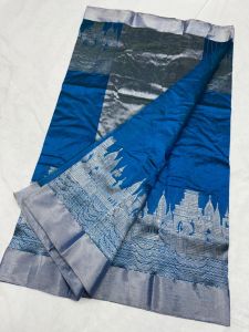 Hand Border Taraj Pallu Pattu Soft Silk Saree