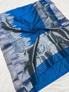 Hand Border Taraj Pallu Pattu Soft Silk Saree