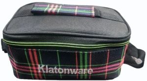 Dark Blue Insulated Office Lunch Bag