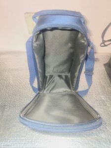 Light Blue Polyester Insulated Lunch Bag