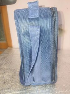 Light Blue Polyester Insulated Lunch Bag