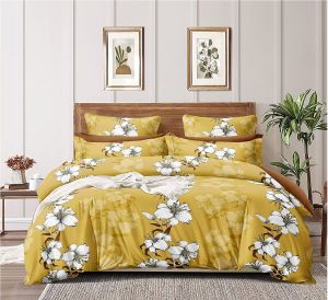 Floral Printed Double Bed Duvet Cover