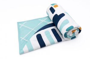 Printed Microfiber Ultrasonic Comforter