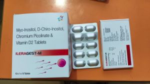 Ileragest M Myo Inositol D Chiro Inositol Chromium Picolinate Vitamin D2 Tablet