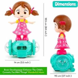 Fashion Girl Stand Musical Dancing Toy