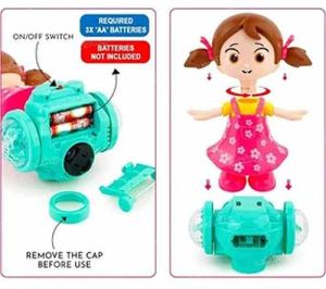 Fashion Girl Stand Musical Dancing Toy