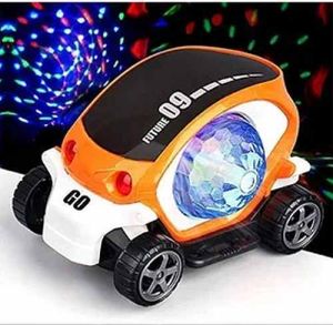 360 Rotating Bump Music Stunt Car Toy