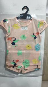 Girls Bird Print Cotton Cord Set