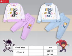 Kids Printed Sweatshirt And Jogger Set