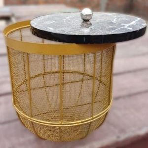 Wooden Top Fruit Basket