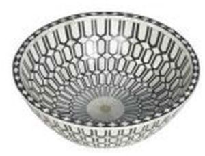 14 Inch Bone Inlay Serving Bowl