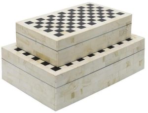 Checkerboard Decorative Storage Box Set
