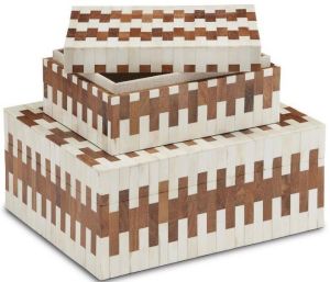 Decorative Bone Inlay Jewelry Box