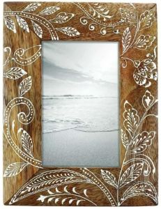 Teak Wood Wooden Border Photo Frame