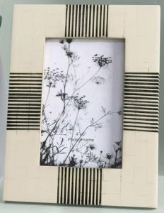 Vintage Style Bone Inlay Frame