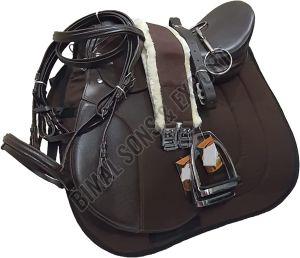 All Purpose English Leather Horse Saddle Set