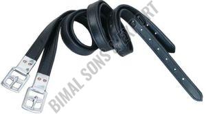 Black Leather Horse Saddle Girth