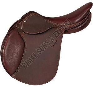 Brown Leather Horse Riding Saddle