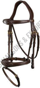 Dark Brown Snaffle Bridle