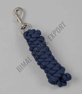 Polycotton Navy Horse Lead Rope