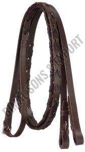 Silver Fox Laced Horse Reins