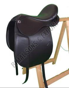 Traditional Black Handcrafted Leather Horse Saddle