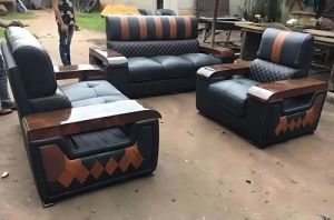 Office Leather Sofa Set