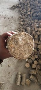 90mm Mustard Husk Biomass Briquettes
