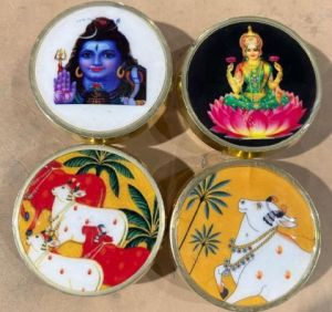 Brass Sindoor Box
