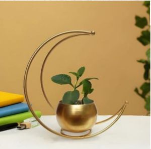Decorative Metal Flower Vases, For Home Decor