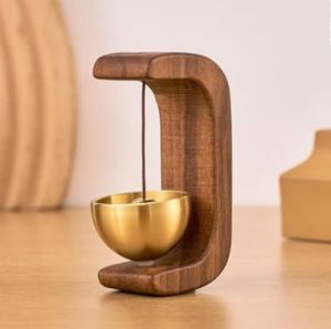 Handcrafted Wooden Brass Bell